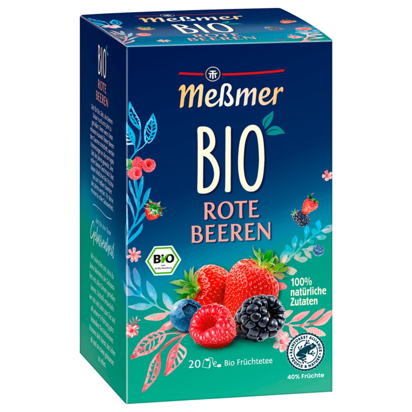 Meßmer Bio Rote Beeren 60g, 20 Beutel